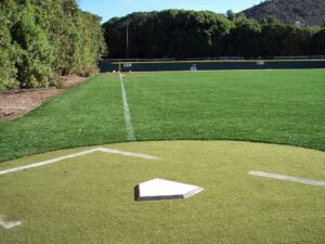 photo of artificial turf for a baseball field