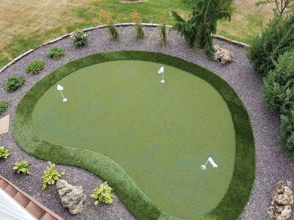backyard putting green installer st louis, kansas city, indianapolis